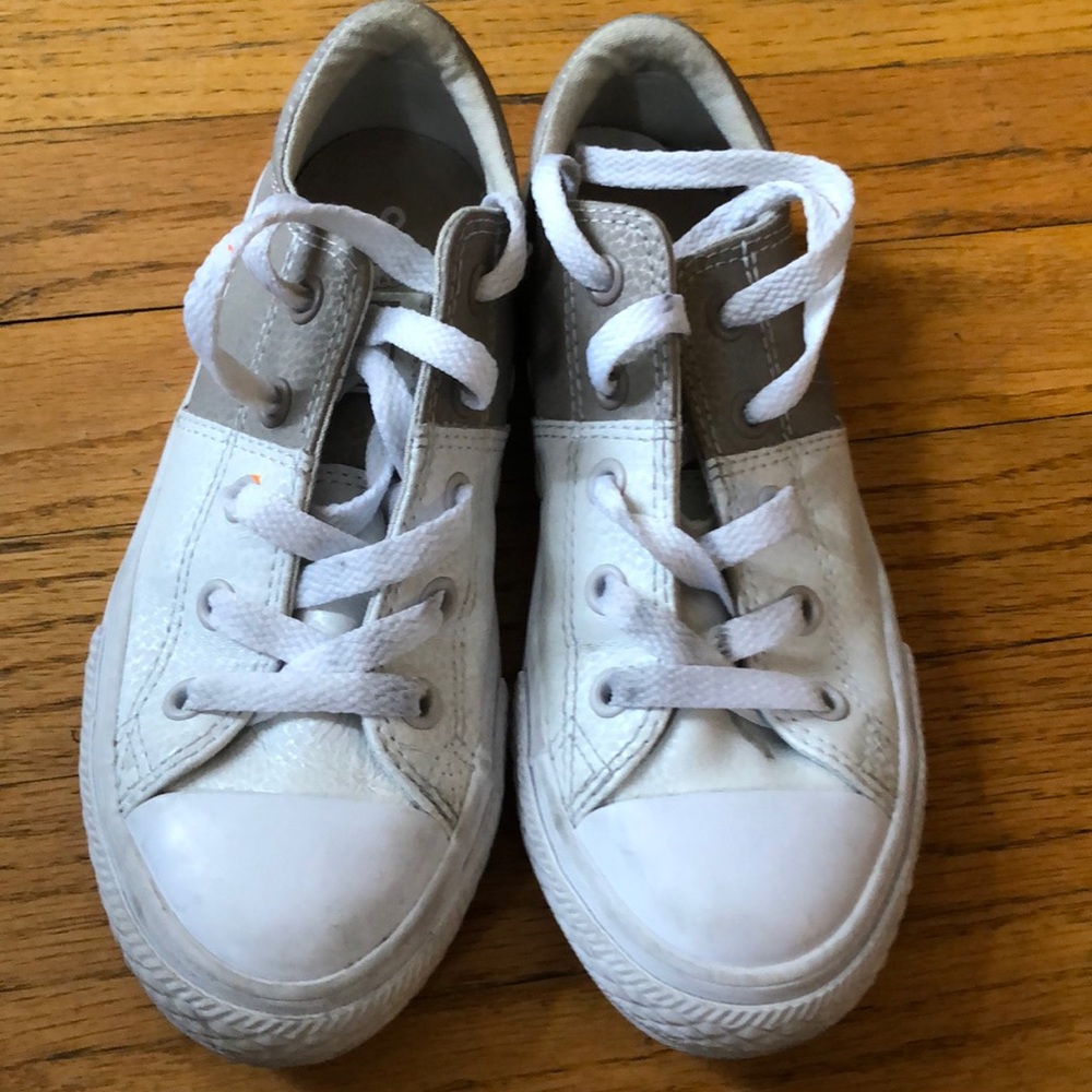 Unisex Leather Converse...WORN ONCE